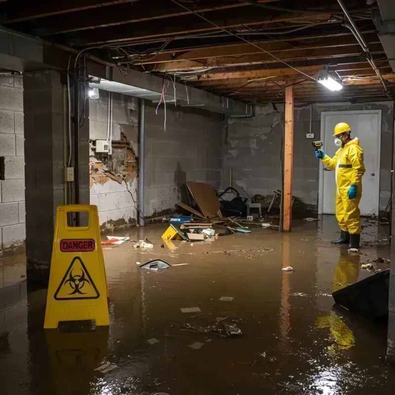 Flooded Basement Electrical Hazard in Arrochar, NY Property